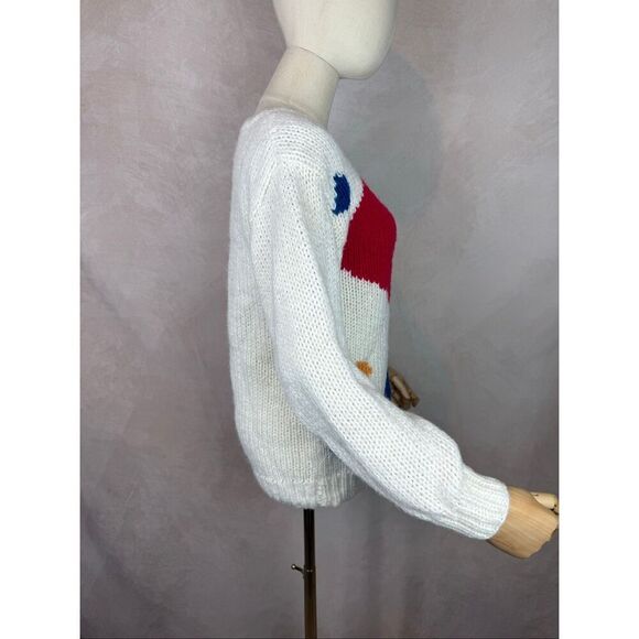 Vintage 1990s Geometric Sweater Funky Abstract Shapes - Picture 6 of 6